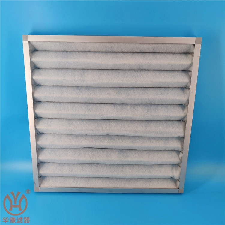 華豫濾器供應(yīng)595*595*46-G3板框空氣過(guò)濾器鋁合金板框